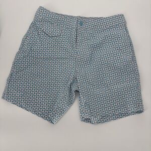 J. Crew Men's Eco Pool Short Swimwear  Waist Performance Size 29‎ Triangle Print